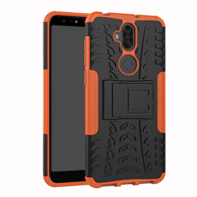 

Fivice Asus zenfone 5 litezenfone 5Q Case TPU anti-fall tire pattern back clip bracket phone case