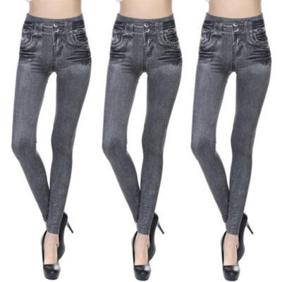 

Womens Leggings Slim Jeggings Trousers Skinny Stretchy Denim Jeans UK Stosk
