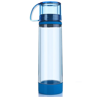 

Зеленые бусины lvzhu 400ml творческий стеклянный лайнер пластиковая оболочка двойной анти-горячей переносной чашки PB1302 мудрость синий