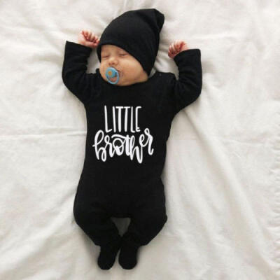 

Cute Baby Boy Clothes Little Brother Romper Bodysuit Jumpsuit Cotton Outfits