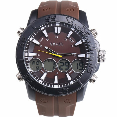

Mens Watches To Luxury Brand Men Leather Sports Watches Mens Quartz LED Digital Clock Waterproof Military Wrist Watch