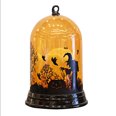 

Funny Halloween Pumpkin Plastic Portable Lamp Hanging Halloween Party Decorate