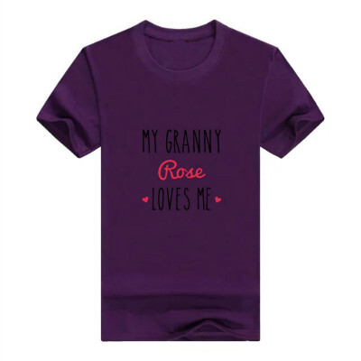 

Baby Gifts For All Personalized Grandma Gift My Granny Loves Me Toddler Juvy Man T-Shirt