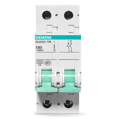 

Стандартный тип переключающая схема выключателя Сименс (Siemens) 5SJ62257CR 2P25A двухстороннего всасывания Общее