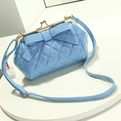 

Handbags 2016 new bow Korean wave packet shoulder fashion small fragrant wind woolen chain Messenger Bag
