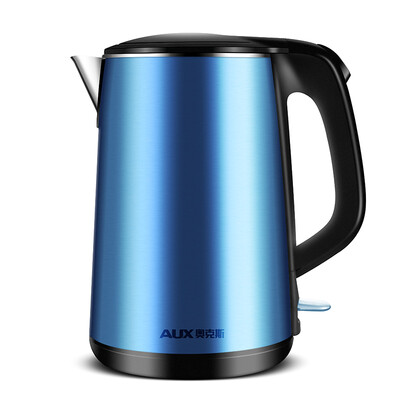 

Oaks (AUX) электрочайник чайник 1.5L 304 из нержавеющих стали бесшовным лайнер двойного электрического чайника чайник