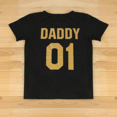 

AU Stock Family Matching Tops DADDY MOMMY KID BABY Shirt T-shirt Couple Clothes