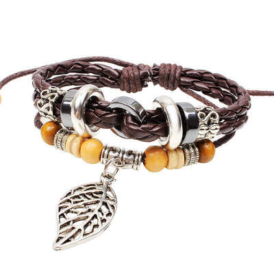 

Women Men Bracelet Jewelry Leather Infinity Charm Cuff Crosee Bangle Wrap Gift