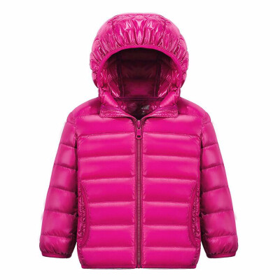 

children jacket Outerwear Boy&Girl autumn Warm Down Hooded Coat teenage parka kids winter jacket 2-13 years Dropshipping