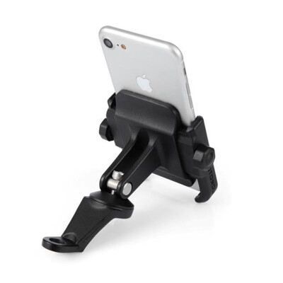 

Universal Aluminum Alloy Rearview Mirror Motorcycle Phone Holder For iPhoneXs Max 8 plus 6s Support Telephone Moto Holder For GPS