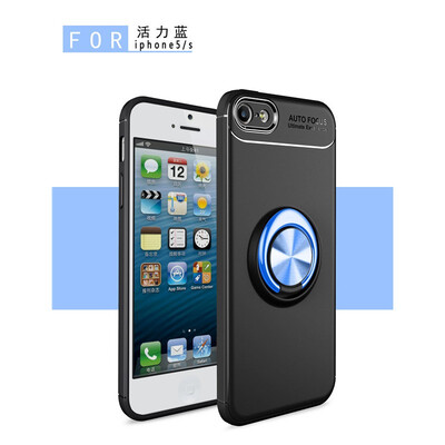 

Fivice iphone 55SSE case TPU metal ring shell magnetic bracket soft shell