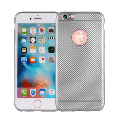 

Goowiiz Phone Case For Iphone 55sSe66s6 Plus6s Plus Luxury Ultra-thin Carbon Fiber Soft Silicone Complete protection