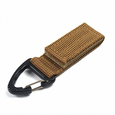 

Multifunctional Molle Webbing Belt Clip Climbing Carabiner Buckle High Strength Nylon Hanging Chain Backpack Key Hook