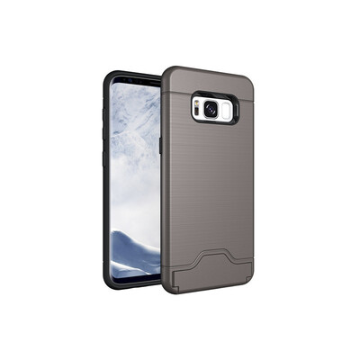 

Fivice Samsung S8 Case TPU all-inclusive anti-drop brushed card with bracket mobile phone case