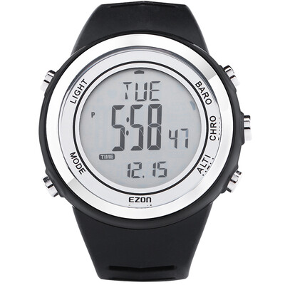 

EZON should be outdoor outdoor climbing watch sports multi-functional waterproof electronic table elevation pressure temperature H009A15 black