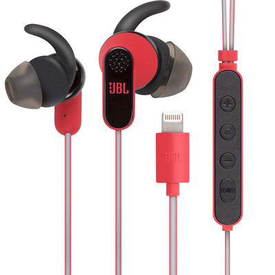 

JBL Reflect AWARE Цифровое шумоподавление Спортивные наушники Наушники для наушников Наушники Apple 8 Наушники Интерфейс молнии iphone8 Наушники Красный