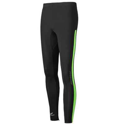 

PRO TOUCH quick-drying pants male running pants compression elastic basketball leggings training feet long pants 234084 902-050 black green side M