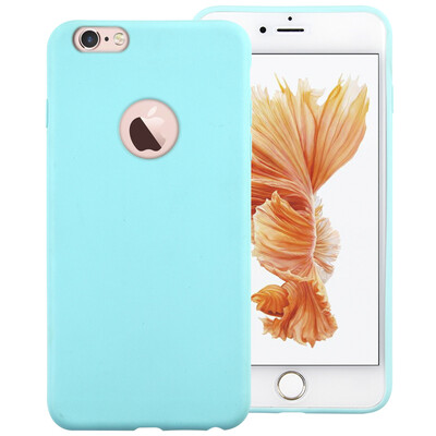 

Sendio Apple iphone6 ​​/ 6s защитная оболочка для телефона cute candy color tpu all-inclusive soft anti-shelling blue