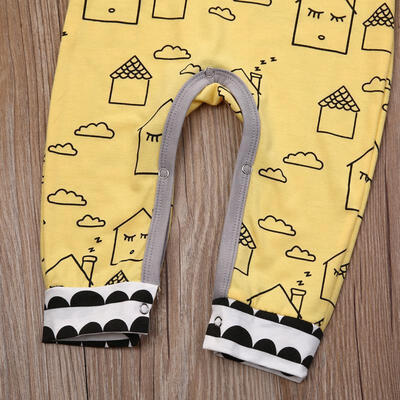

2PCS Newborn Baby Boy Girl Romper Jumpsuit Bodysuit Hat Outfits Clothes US Stock