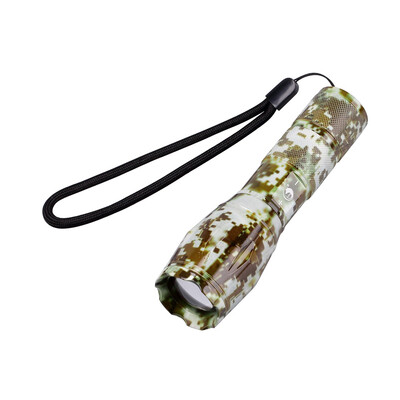 

UKing Zq-X1061 Cree T6 1000LM 5 Mode Zoomable Camouflage Flashlight Torch Set 5500K Multiple Color