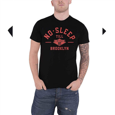 

Beastie Boys T Shirt No Sleep Till Brooklyn Band Logo Official Mens Black
