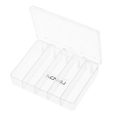 

5 Compartment Fishing Bait Lure Hooks Box Bait Storage Case Fishing Tool Tackle Organizer Sorting Box