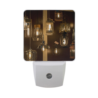 

ALAZA LED Night Light With Smart Dusk To Dawn SensorSketch Pocket Watch Vintage Plug In Night Light