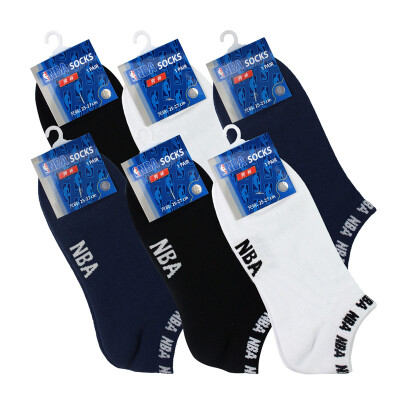 

Jingdong supermarket] NBA socks men's fashion leisure boat socks shallow mouth men's leisure sports cotton socks 6 pairs of equipment