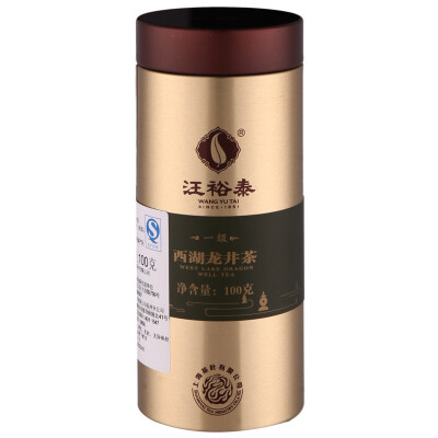 

Wang Yutai tea green tea Ming West Lake Longjing tea canned 100g