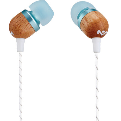 

Marble BOB MARLEY JE041-SK Reggae created the United States big head earphones with wheat interphones earplugs nature color sky blue