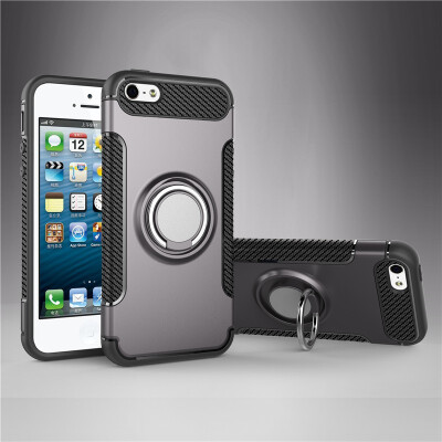 

Fivice iphone 55s5SE case PC metal ring shell magnetic car bracket TPU phone case