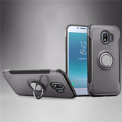 

Fecoprior Back Cover For Samsung Galaxy J2 Pro 2018 Case Car Holder Stand Hard PC Silicon Ring Suction Bracket Celulars