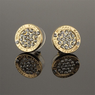 

Elegant Gold Silver Crystal Stud Earrings Women Girls Lady Charm Jewelry