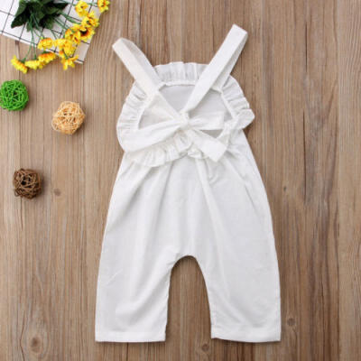 

Cute Infant Baby Girls Toddler Romper Outfits Ruffle Bodysuit Jumpsuit Playsuit