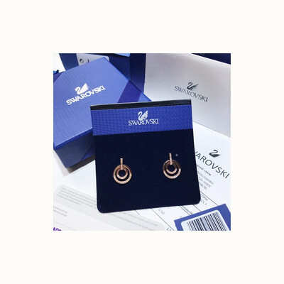

Swarovski leaves earrings ear line female 2018 autumn&winter new