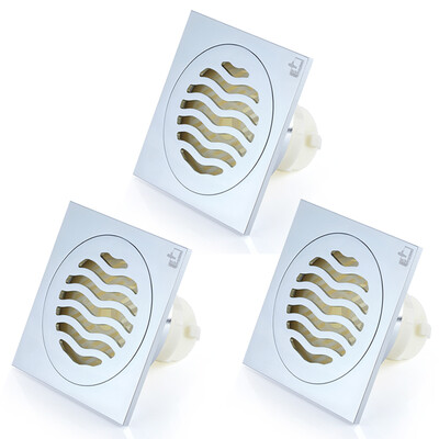 

Submarine (Submarine) TF50-3 copper ordinary shower floor drain three-piece value