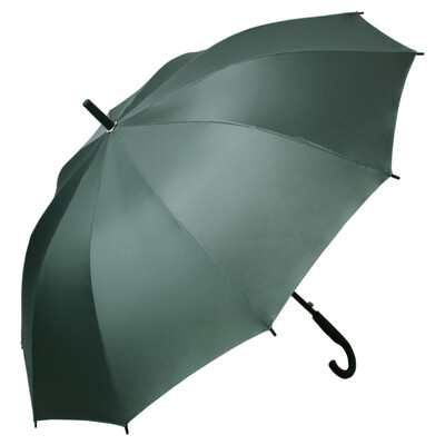 

Jingdong supermarket] Tiantang umbrella solid color to strengthen the strengthening of a strong water repellent a dry rods from the straight bar business light sun umbrella dark green 193E