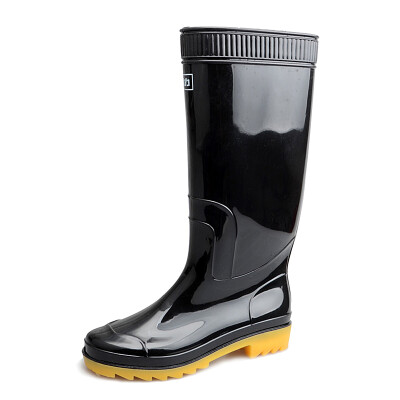 

HUILI rain boots outdoor boots sets of shoes HXL807 high black 42yards