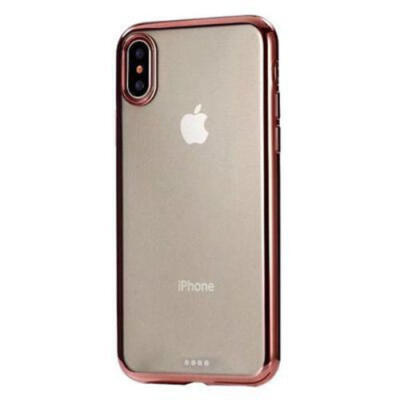 

For iphoneX plating Armor Shockproof Slim ClearSoft TPU Rubber Back Case Cover Y