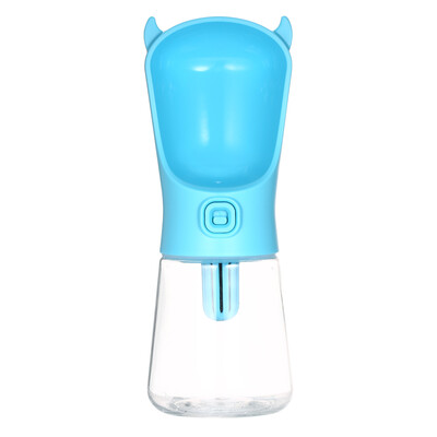 

350ml Portable Dog Water Bottle Leak Proof Puppy Water Dispenser Pet Drinking Bottle with 2 Replacement Carbon Filters for Outdoor