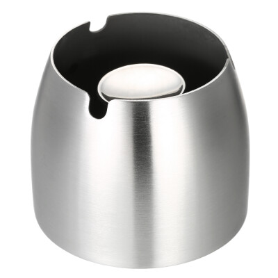 

Windproof Ashtray Stainless Steel Tabletop Ashtray Cigarette Cigar Ash Holder with Column Bracket Ash Tray for Patio Hotel Home Of