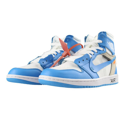 

Original New Arrival Authentic NIKE Air Jordan 1 X Off-White Mens Basketball Shoes Sport Sneakers AJ1 Good Quality AQ0818-148