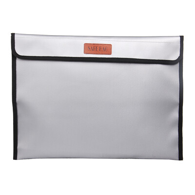 

15 11inch Fireproof Document Bag Holder Pouch Non-Itchy Silicone Coated Household Office Fire & Water Resistant File Folder Safe