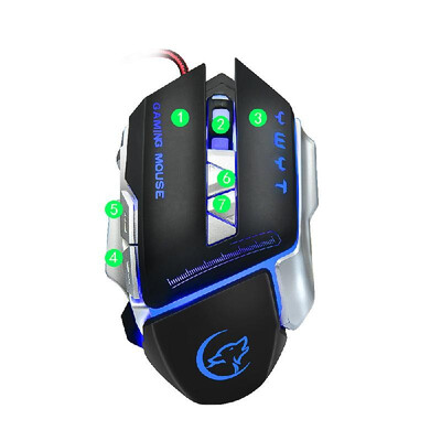

G810 Gaming Mouse USB Wired Optical Game Mouse 3200 DPI Adjustable 8 Buttons Backlight Mice