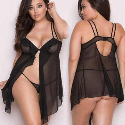 

Women SexySissy Lingerie Babydoll G-String Lace Thong Underwear Nightwear