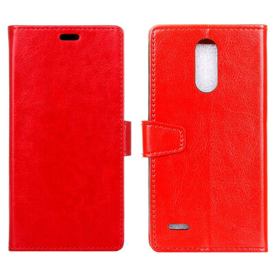 

MOONCASE LG G7 ThinQ Crystal Leather Case - Red