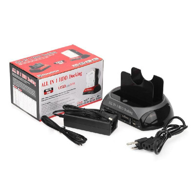 

25" 35" SATAIDE HDD 2-Dock Docking Station e-SATA Hub Z3E1
