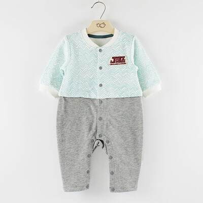 

LABI BABY beachfront full-open fake two-piece jumpsuit LRABC14807