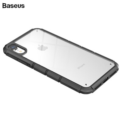 

Baseus Phone case for iphone XR Silicone PC Hybrid Armor Case iPhonoe XR 61 2018 Full Protective Back Phone Cover