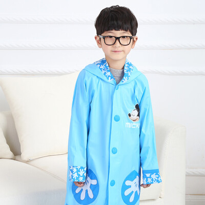 

Disney Children's Mickey Raincoats with School Bag Cover